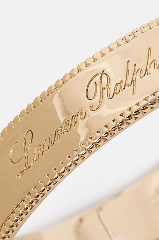 Akcesoria Lauren Ralph Lauren bransoletka BR SCRIPT LOGO BANGLE 14B00424 złoty