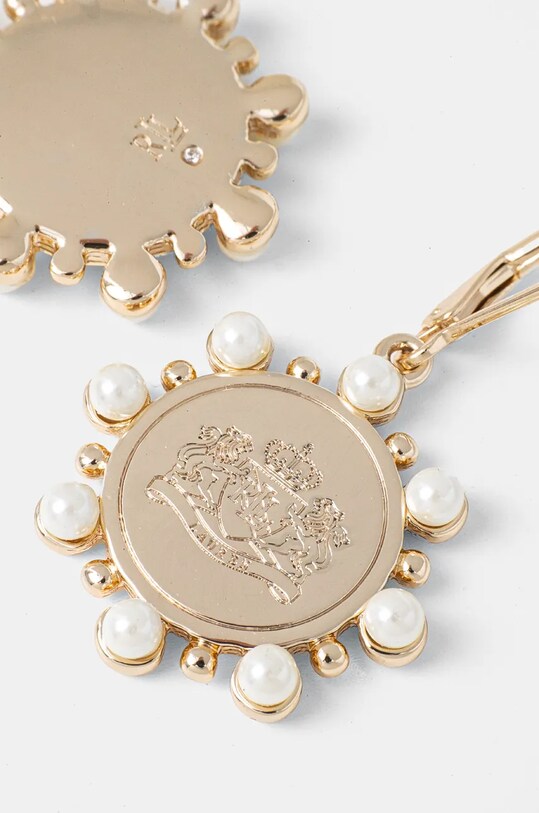 Naušnice Lauren Ralph Lauren PE PEARL COIN DROP 14G00851 zlatna AW24