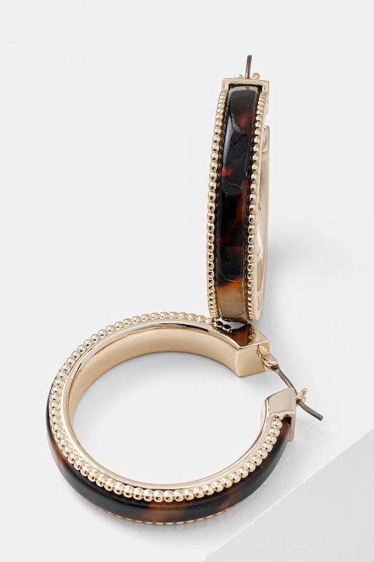 Náušnice Lauren Ralph Lauren PE 35MM TORT HOOP 14G00876 zlatá AW24