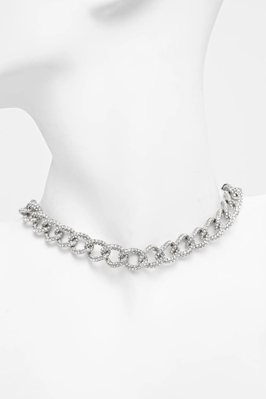 Аксесоари Колие Lauren Ralph Lauren NK 16IN PAVE CURB LINK COLLAR 14N00521 сребърен