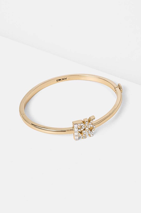 Dkny bransoletka BR STONE LOGO BANGLE złoty 04B00251