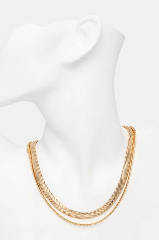 Doplnky Náhrdelník Dkny NK 17" SNAKE CHAIN COLLAR 04N00262 zlatá