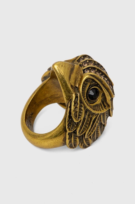 Пръстен Kurt Geiger London EAGLE XL CHUNKY RING циркони злато 8837861429