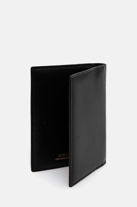Guess etui na paszport skórzane RW1657.P4301 czarny AW24