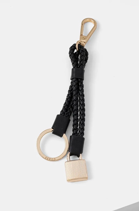 Guess breloc de piele negru RW1646.P4301