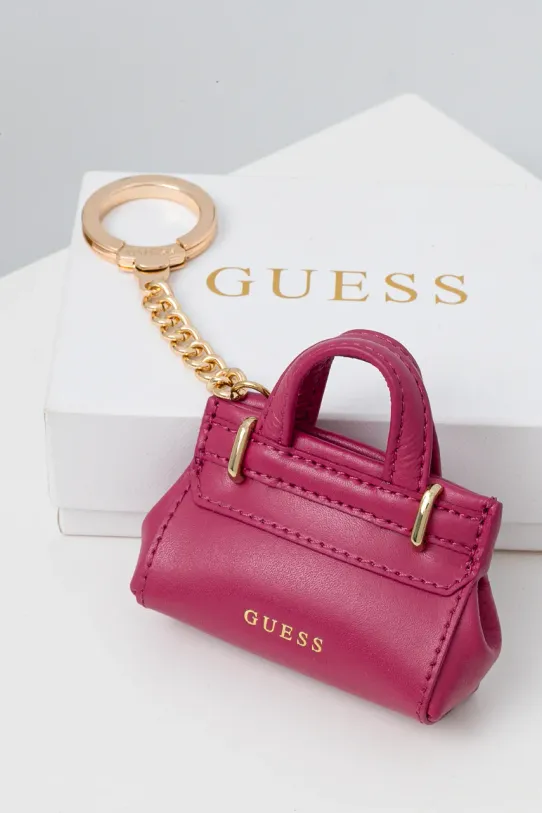 Аксессуары Кожаный брелок Guess RW1649.P4301 розовый