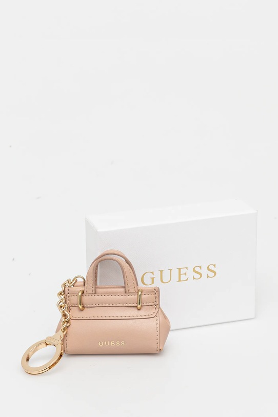 Doplnky Kožená kľúčenka Guess RW1649.P4301 ružová