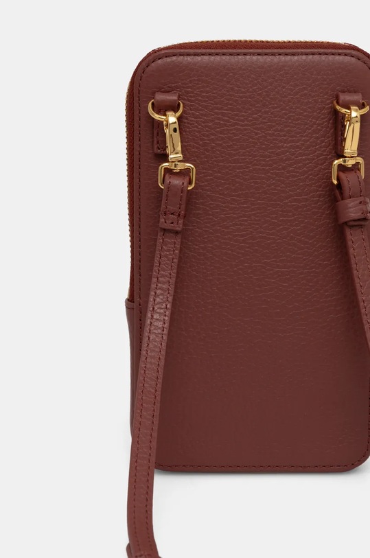 Coccinelle pokrowiec na telefon skórzany FLOR pomarańczowy E5.MI5.27.01.01.S