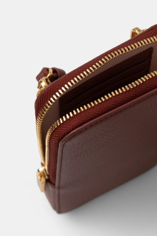 Coccinelle pokrowiec na telefon skórzany FLOR E5.MI5.27.01.01.S pomarańczowy