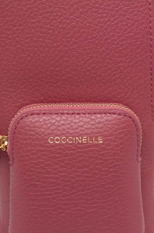 Кожаный чехол на телефон Coccinelle PIXIE розовый E5.PM0.27.01.01.S