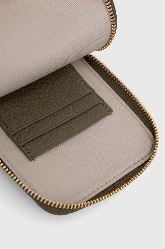 Kožené pouzdro na telefon Coccinelle COCCINELLEPIXIE E5.PM0.27.01.01.S zelená