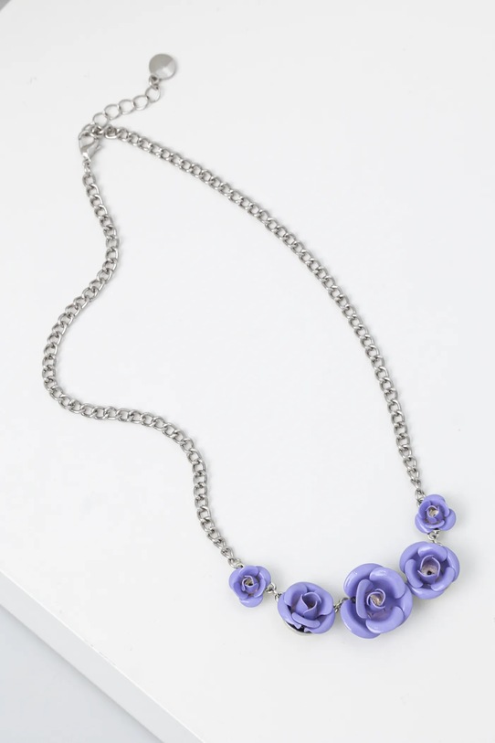 United Colors of Benetton naszyjnik fioletowy 6M8FD803L