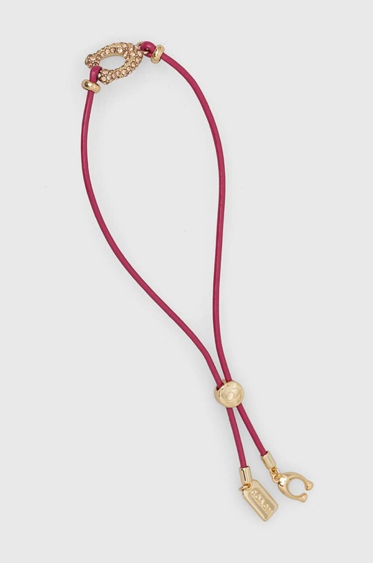 Náramek Coach růžová 479050GLD650