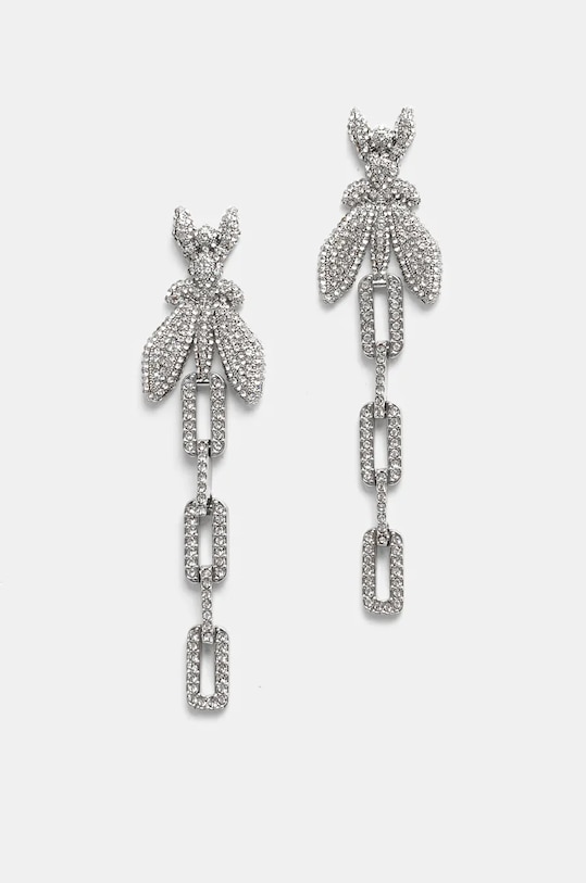 Náušnice Patrizia Pepe zirkón strieborná 2JA029.M044