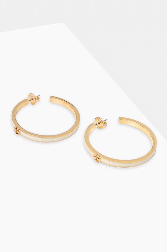 Náušnice Tory Burch Kira Enamel zlatá 157204.700