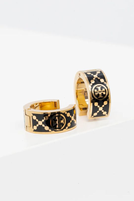 Сережки Tory Burch Small T Monogram золотой 157223.720