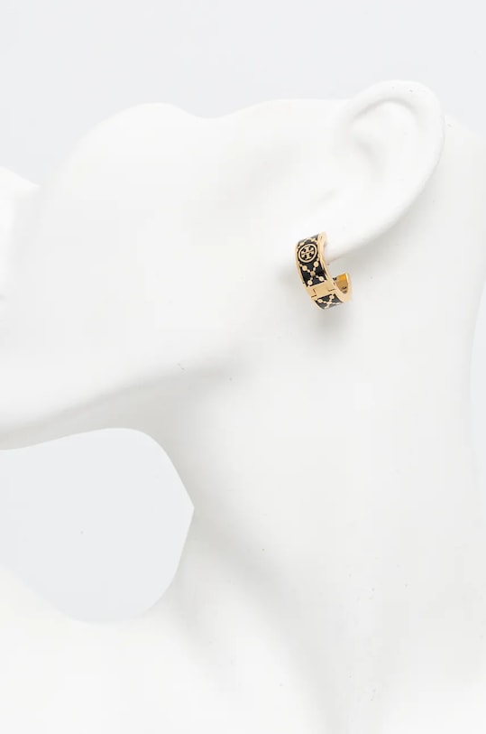 Doplňky Náušnice Tory Burch Small T Monogram 157223.720 zlatá