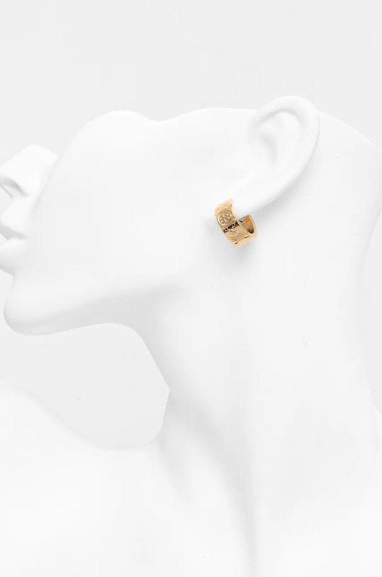Náušnice Tory Burch T Monogram 159310.720 zlatá AW24