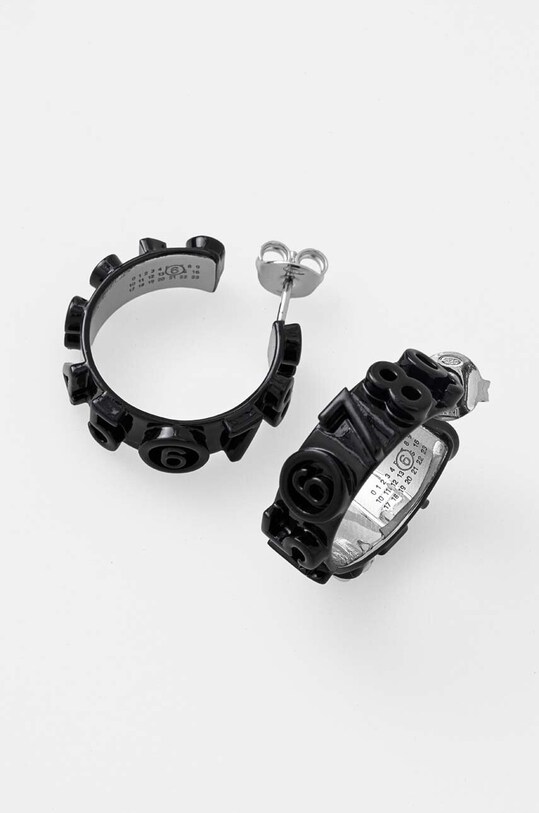 Сережки MM6 Maison Margiela чорний SM7VG0070.P6686