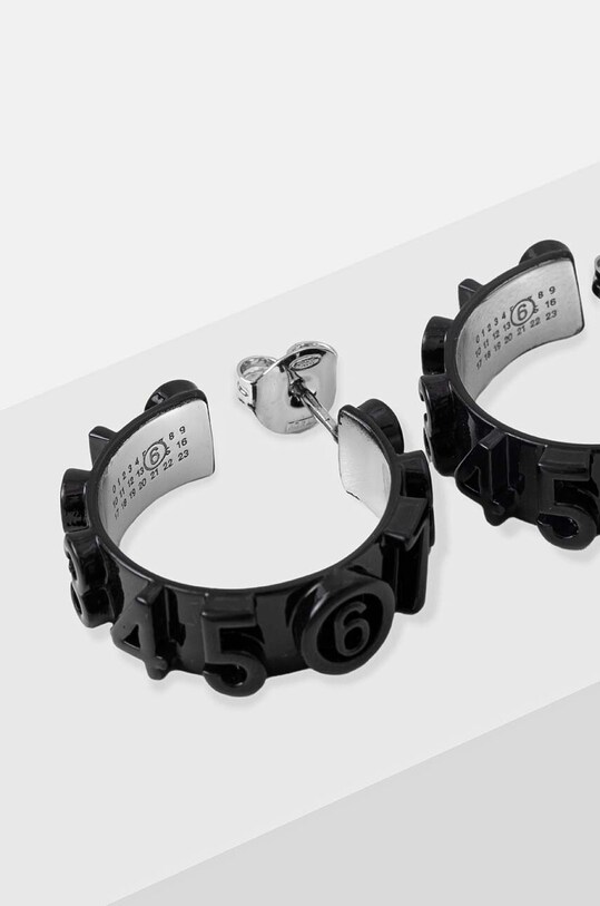 Аксесуари Сережки MM6 Maison Margiela SM7VG0070.P6686 чорний