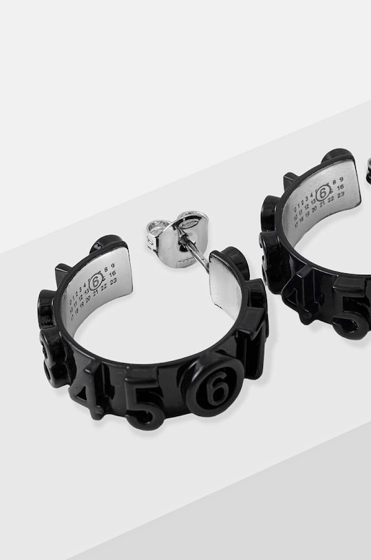 Akcesoria MM6 Maison Margiela kolczyki SM7VG0070.P6686 czarny