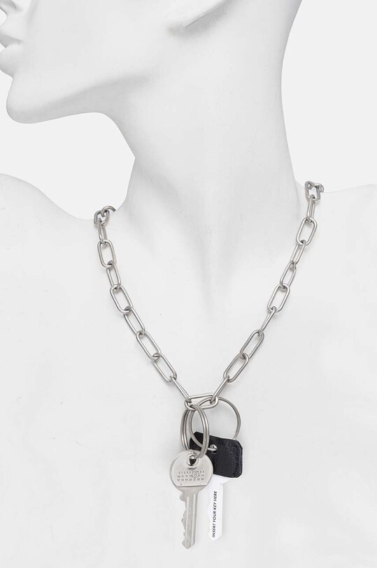 MM6 Maison Margiela naszyjnik SM7UU0061.P6615 srebrny AW24