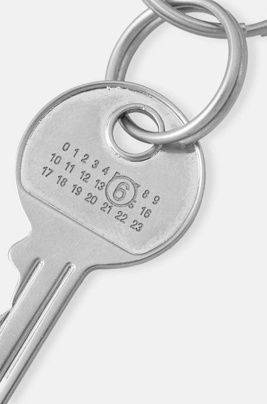 MM6 Maison Margiela breloc SM7UA0010.P6615 argintiu AW24