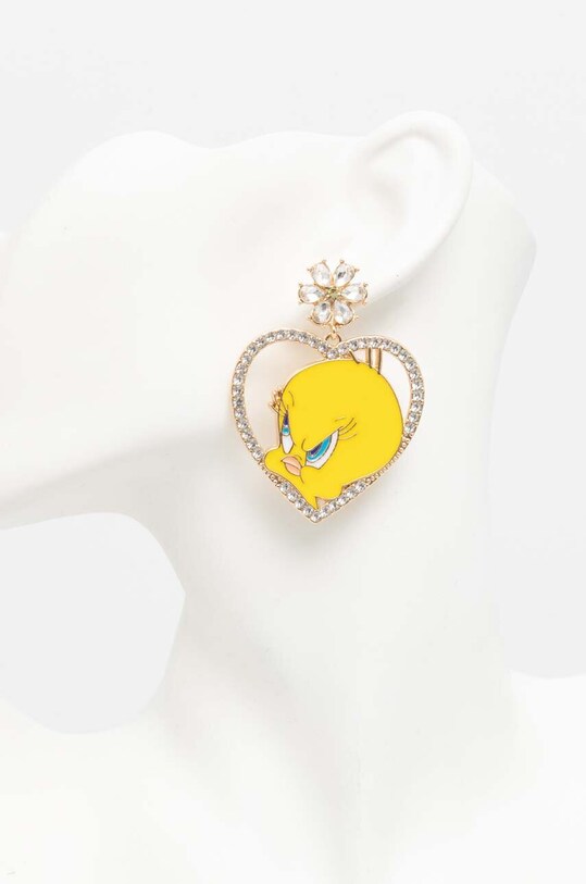 Accesorii Aldo cercei TWEETYEARRINGS TWEETYEARRINGS.700 galben