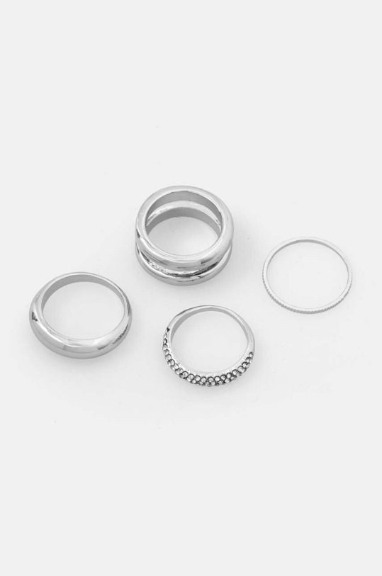 Aldo inele KAEMETH 4-pack 4-pack argintiu KAEMETH.973