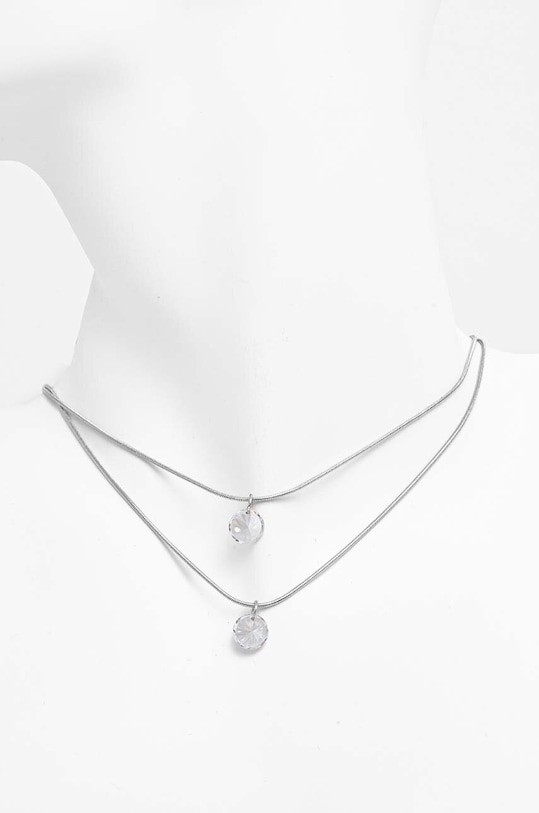 Akcesoria Aldo naszyjnik MEALONNIE 2-pack MEALONNIE.973 srebrny