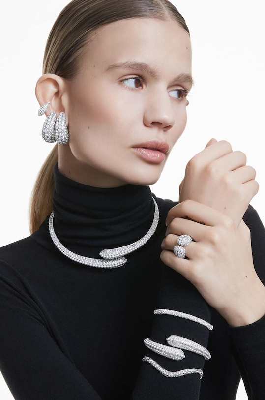 Doplňky Náušnice Swarovski SUBLIMA 5692107 stříbrná