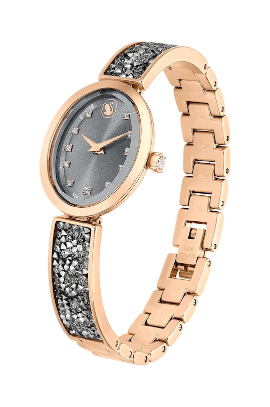 Часовник Swarovski CRYSTAL ROCK OVAL 5711695 сив AW24