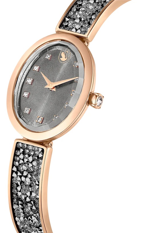 Аксесоари Часовник Swarovski CRYSTAL ROCK OVAL 5711695 сив