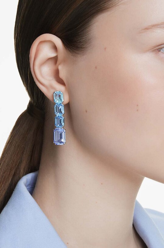 Swarovski cercei MILLENIA 5696516 albastru