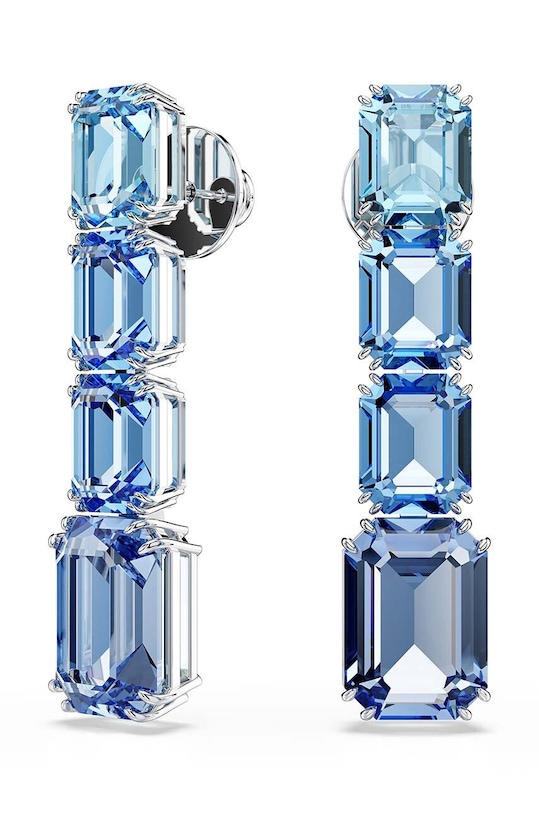 Náušnice Swarovski MILLENIA 5696516 modrá AW24