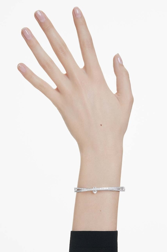 Swarovski bratara HYPERBOLA 5691225 argintiu