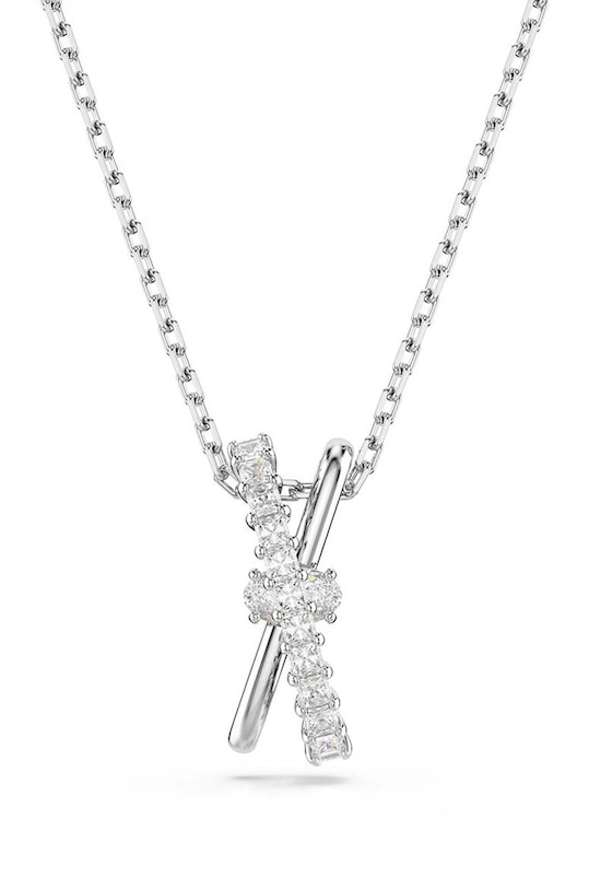 Swarovski colier HYPERBOLA Cristal Swarovski argintiu 5689723