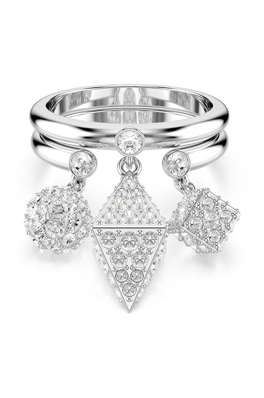 Перстень Swarovski DEXTERA 2-pack 2 шт срібний 5701829