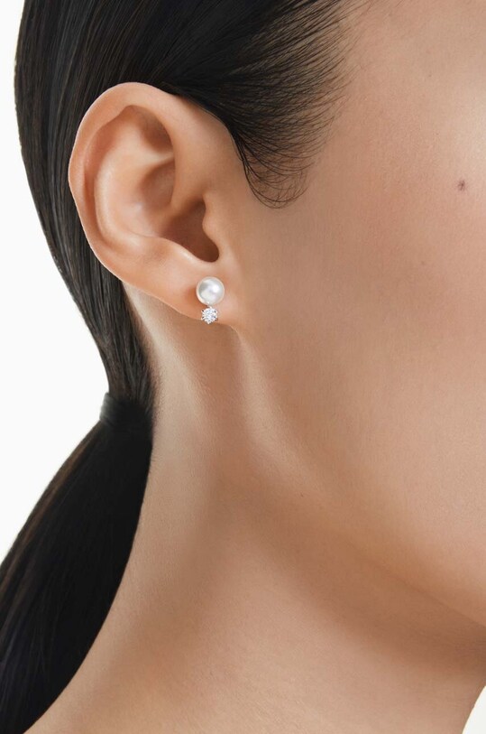 Swarovski cercei MATRIX 5694225 argintiu AW24