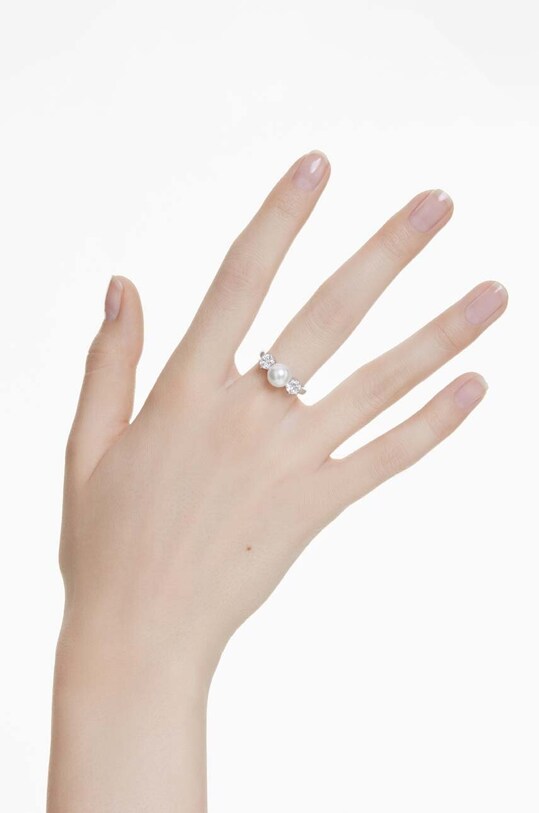 Swarovski inel MATRIX 5689631 argintiu AW24