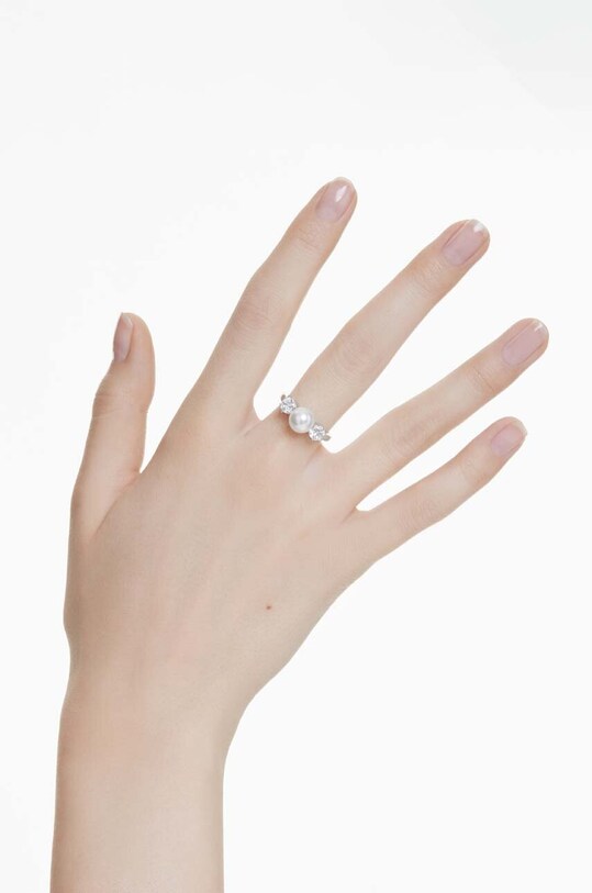 Swarovski inel MATRIX 5689630 argintiu AW24