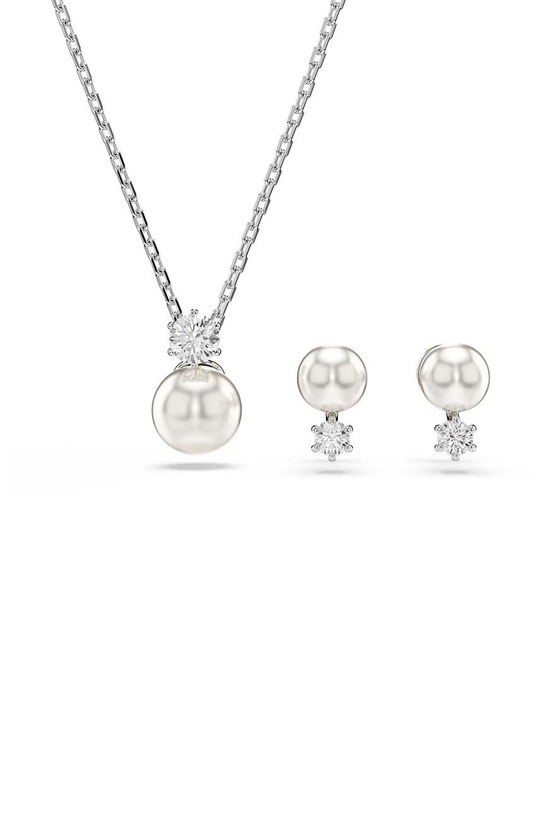 Swarovski naszyjnik i kolczyki MATRIX 2-pack srebrny 5689624