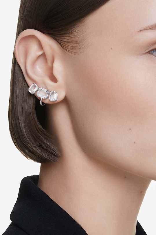 Swarovski clip per le orecchie MILLENIA 5701274 argento