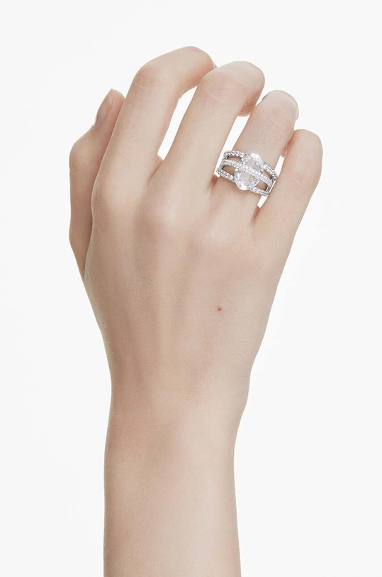 Prsteň Swarovski HYPERBOLA 5698476 strieborná