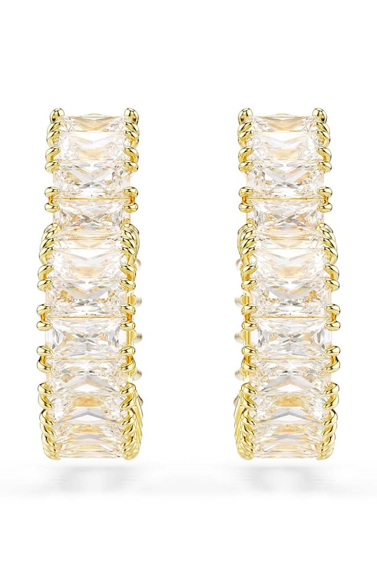 Náušnice Swarovski MATRIX 5693512 zlatá AW24