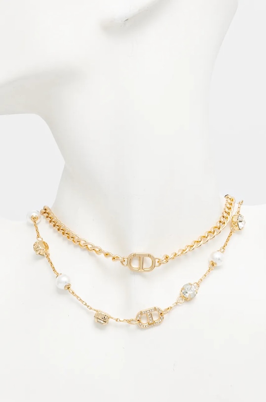 Accesorii Twinset colier 2-pack 242TO5362 aur