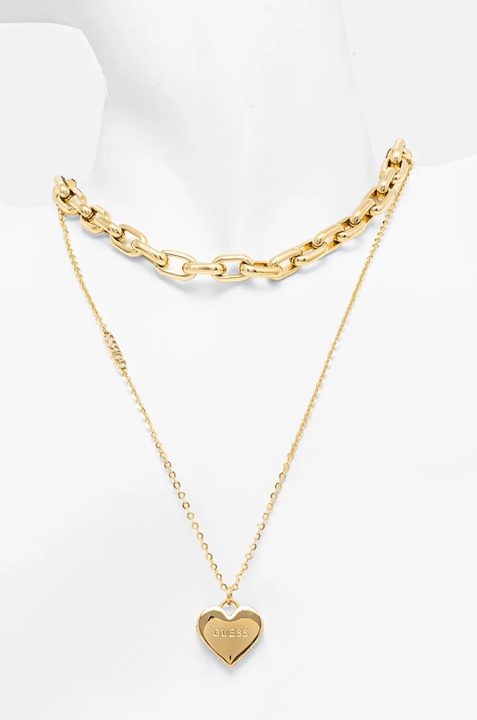 Dodaci Ogrlica Guess JUBN02.227JW zlatna