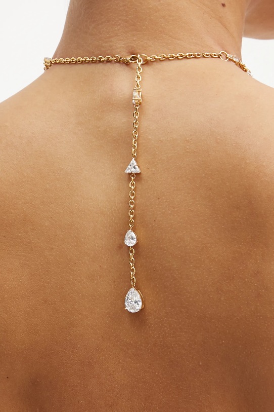 Κολιέ Guess JUBN04.400JW χρυσαφί