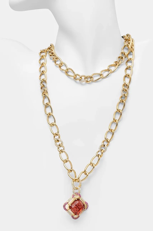 Doplnky Náhrdelník Guess JUBN04.474JW zlatá