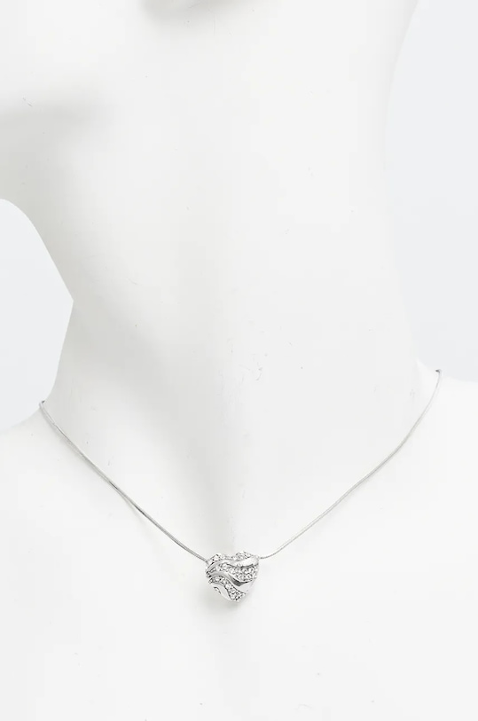 Akcesoria Guess naszyjnik JUBN04.501JW srebrny